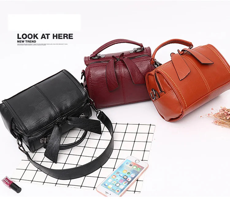 REPRCLA Fashion Elegant Handbag Women Shoulder Bag High Quality Crossbody Bags Designer PU Leather Ladies Hand Bags Tote