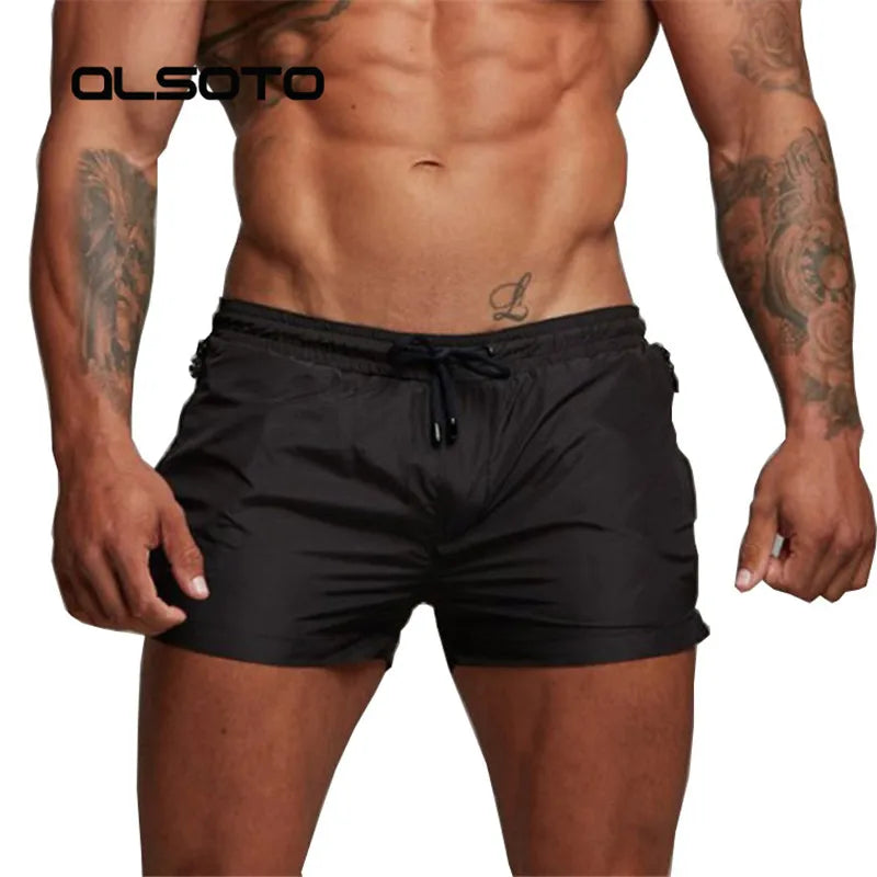 2025 Man Beach shorts Quick Dry Swimming Shorts gay Swimwear Man Swimsuit Swim Trunks Summer Bathing Beach Wear Surf Boxer mayo