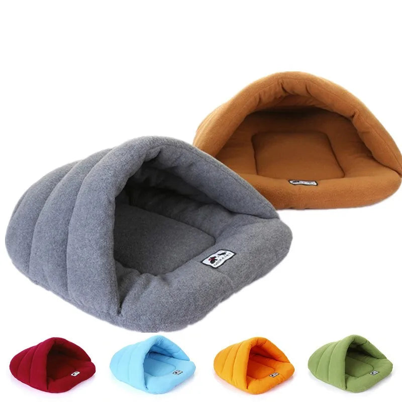 Winter warm slipper shape pet cushion house dog bed dog house soft comfortable cat dog bed house high quality products