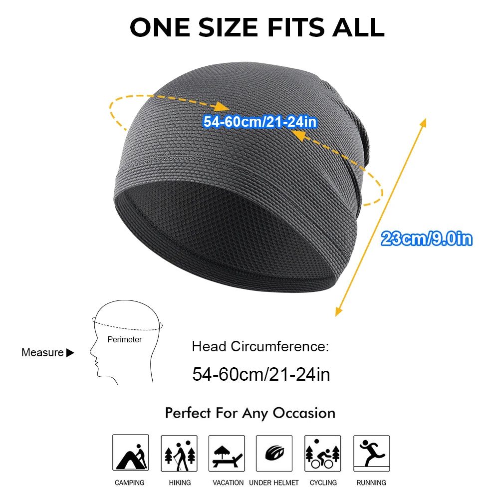 Summer Cool Running Cap Fashion Bicycle Hat Cycling Sport Caps Headdress Headscarf Hiking Baseball Riding Beanie Men Women Hats