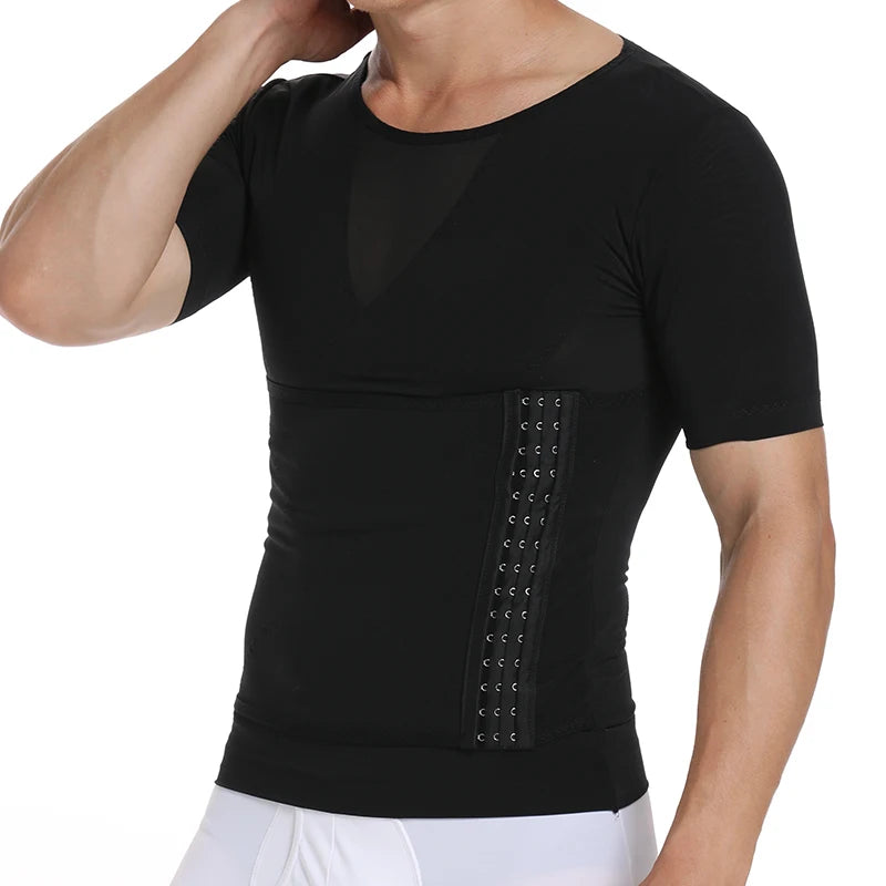 Men Body Shaper Waist Trainer Tummy Control T-Shirt Compression Shirts Weight Loss Slimming Underwear Abdomen Slim Tank Tops