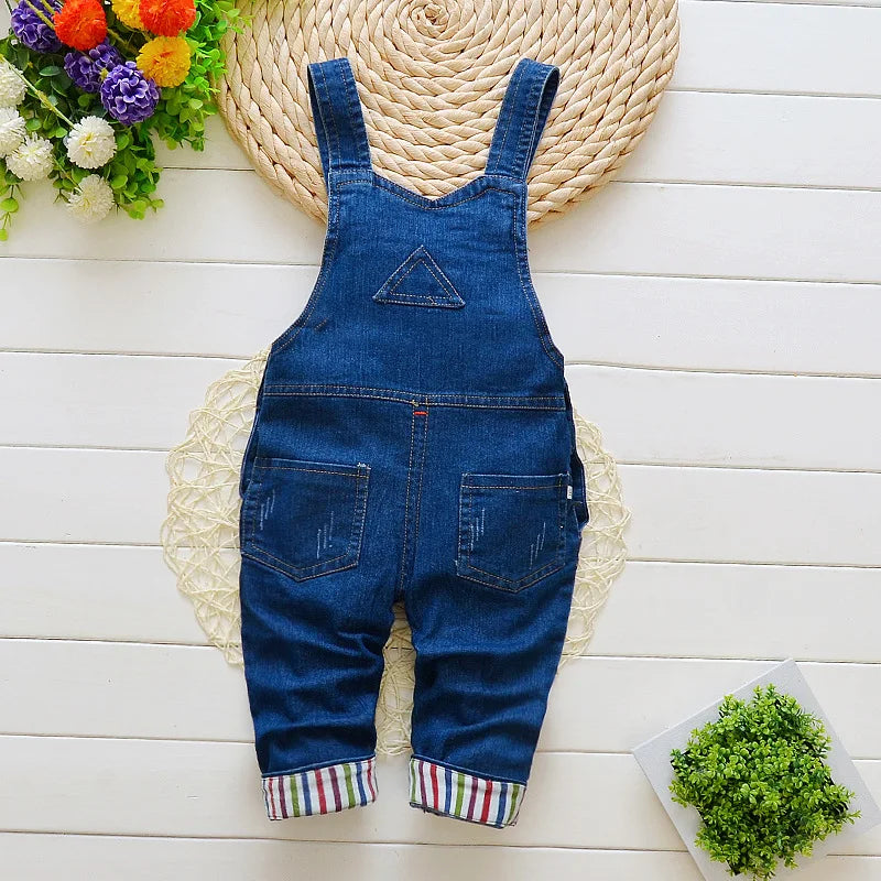IENENS Kids Baby Boy Clothes Clothing Pants Girl Denim Jumper Jeans Overalls Toddler Infant Playsuit Dungarees Children Trousers