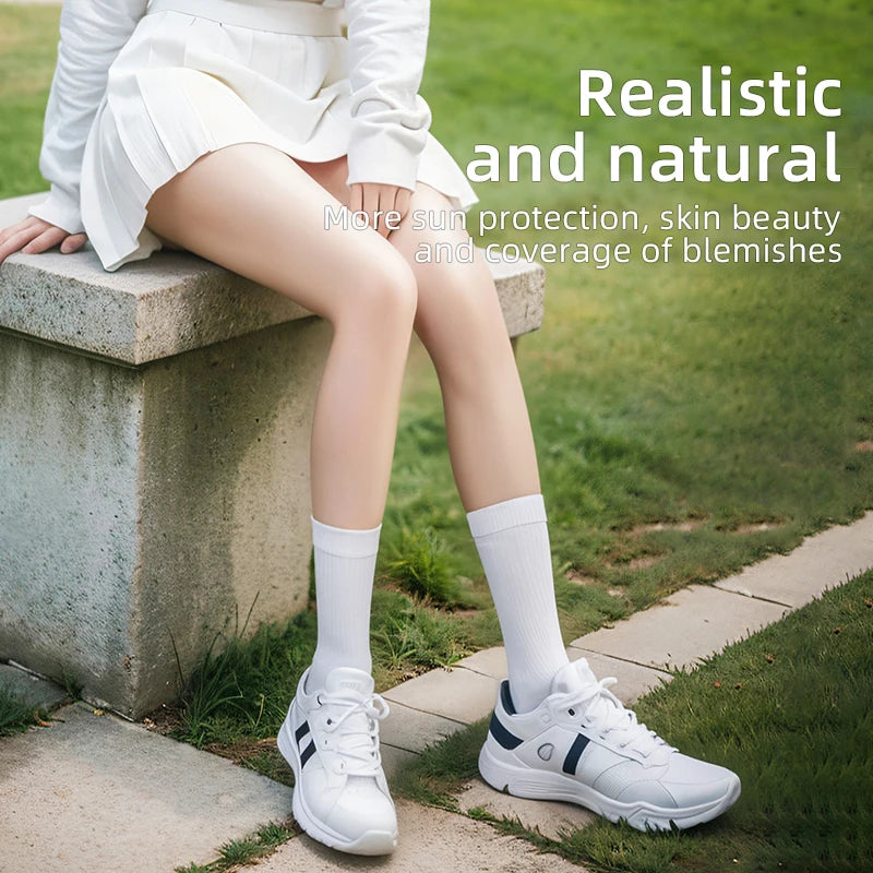 Kave 1/2 Pairs UV Ultra Thin Sunscreen Stockings Women High Waist Elastic Slim Nylon Tights 2026 Nude Sheer Y2k Pantyhose Women