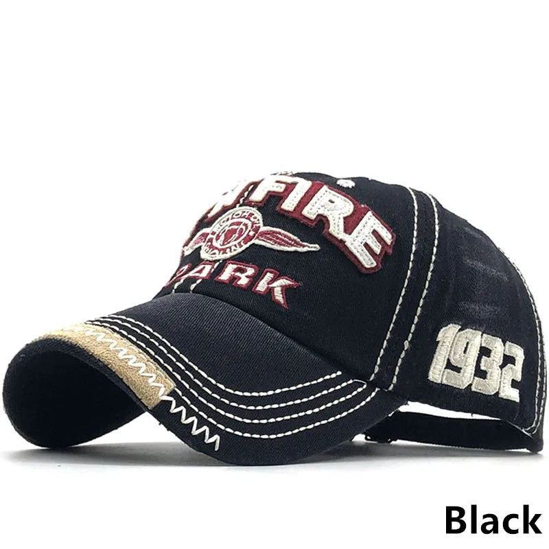 Men Women Cotton Embroidered Letter Printed Baseball Cap Cowboy Hip Hop Dance Club Snapback Hat Visors Summer Sports Sun Hats
