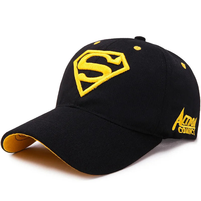Street Superhero Embroidery Cap Cosplay Costume Adjustable Sun Hat Accessories Fashion Hip Hop Trucker Baseball Caps