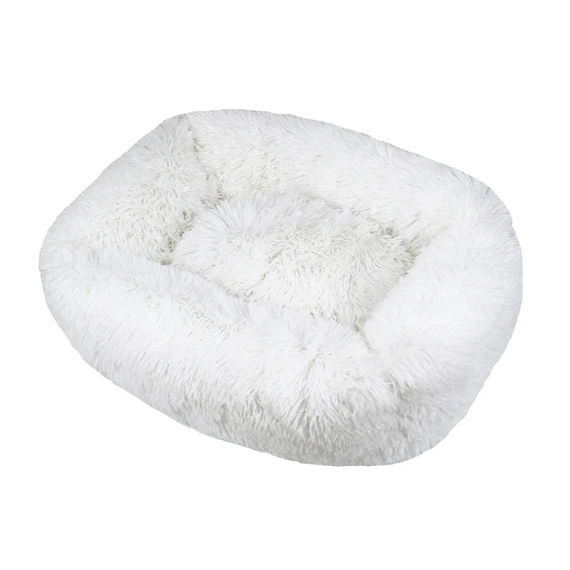 Rectangle Plush Dog Bed Winter Warm Mat Small Medium Big Pet Cat Dog Bed Kennel Puppy Sofacama Cat Cushion Pets Sofa Accessories