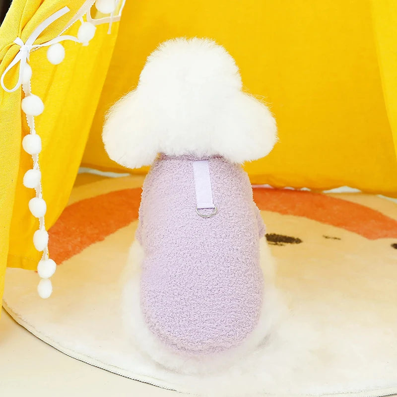 Winter Warm Dog Sweater for Small Dogs Plush Dog Clothes Soft Puppy Coat Jacket Chihuahua Teddy Puppy Clothes Dog Supplies
