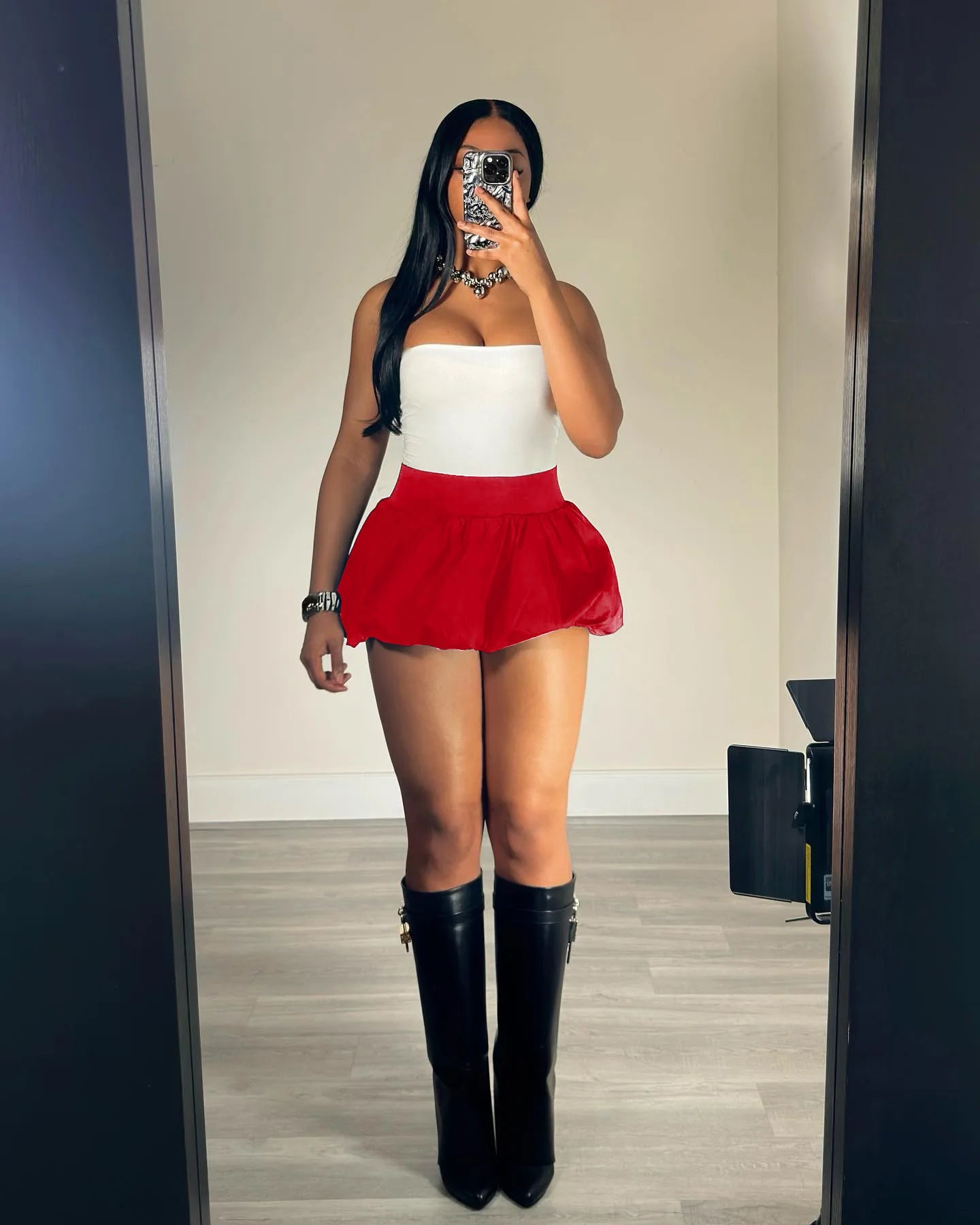 Women Leopard Print Bubble Mini Skirt High Waist Cute Puffy Hem Puffer A Line Short Skirts Y2K Going Out Night Club Party Skirts