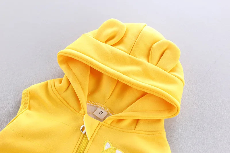 Baby Winter Clothing Suits Christmas Costume 2026 New Plush Warm Children Outerwear Pants 3PCS Fashion Boys Girls Kids Clothes