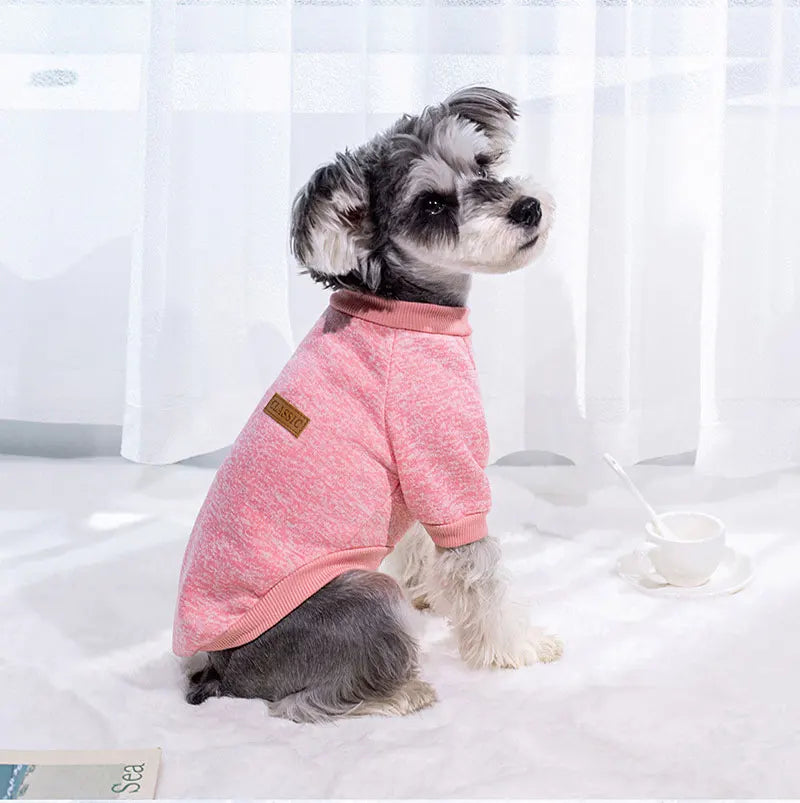 Winter Dog Clothes for Small Dogs Warm Dogs Chihuahua Coat Schnauzer Pug Clothing Sweatshirts Casual Dog Cat Clothing Pet Access