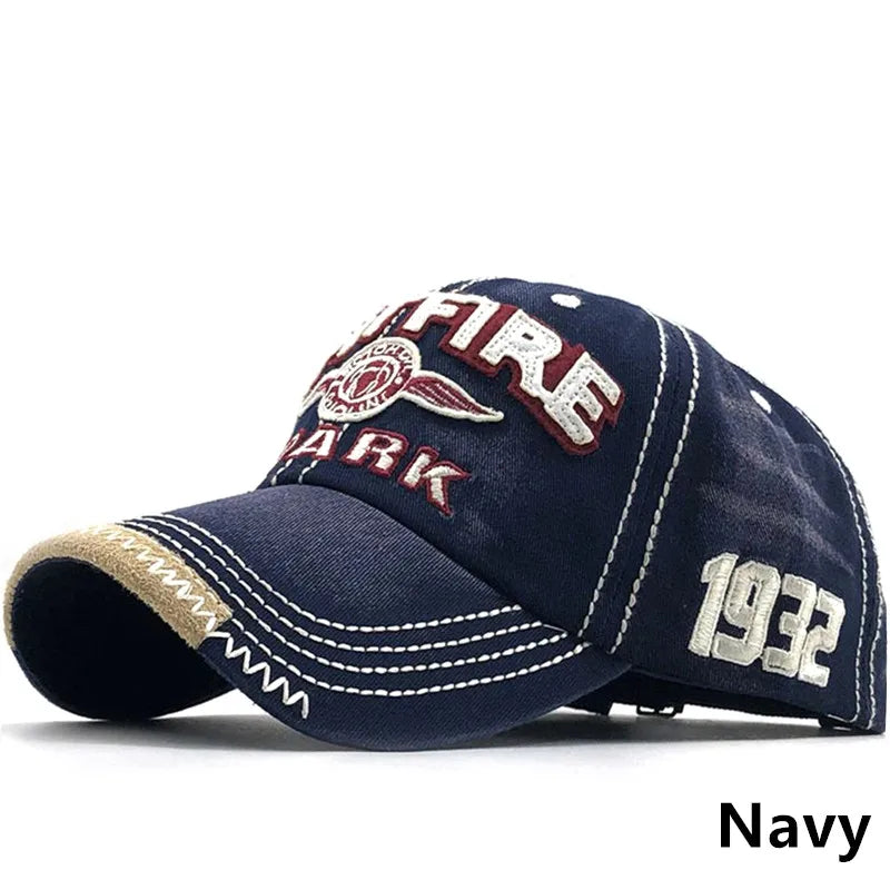 Men Women Cotton Embroidered Letter Printed Baseball Cap Cowboy Hip Hop Dance Club Snapback Hat Visors Summer Sports Sun Hats