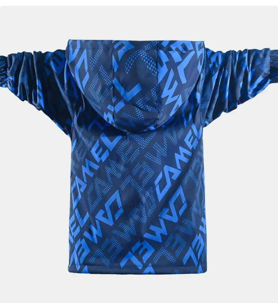 Boys Fashion Outdoor Jacket Thick Winter Waterproof Jackets For Kids Warm Clothes Autumn Boy's Windbreaker Hooded Coat