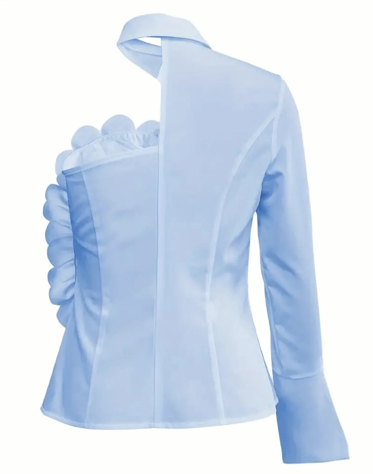 French Chic Women Blouse Fashion 3D Floral Long Sleeve Lapel Collar Spring Fall Age-reducing Female Tops Female Solid Shirts