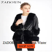 ZADORIN S-6XL Mink Coat Winter Black White Faux Fur Coat Woman Elegant Fluffy Faux Fur Jacket Top Short Fur Coats Woman Clothing
