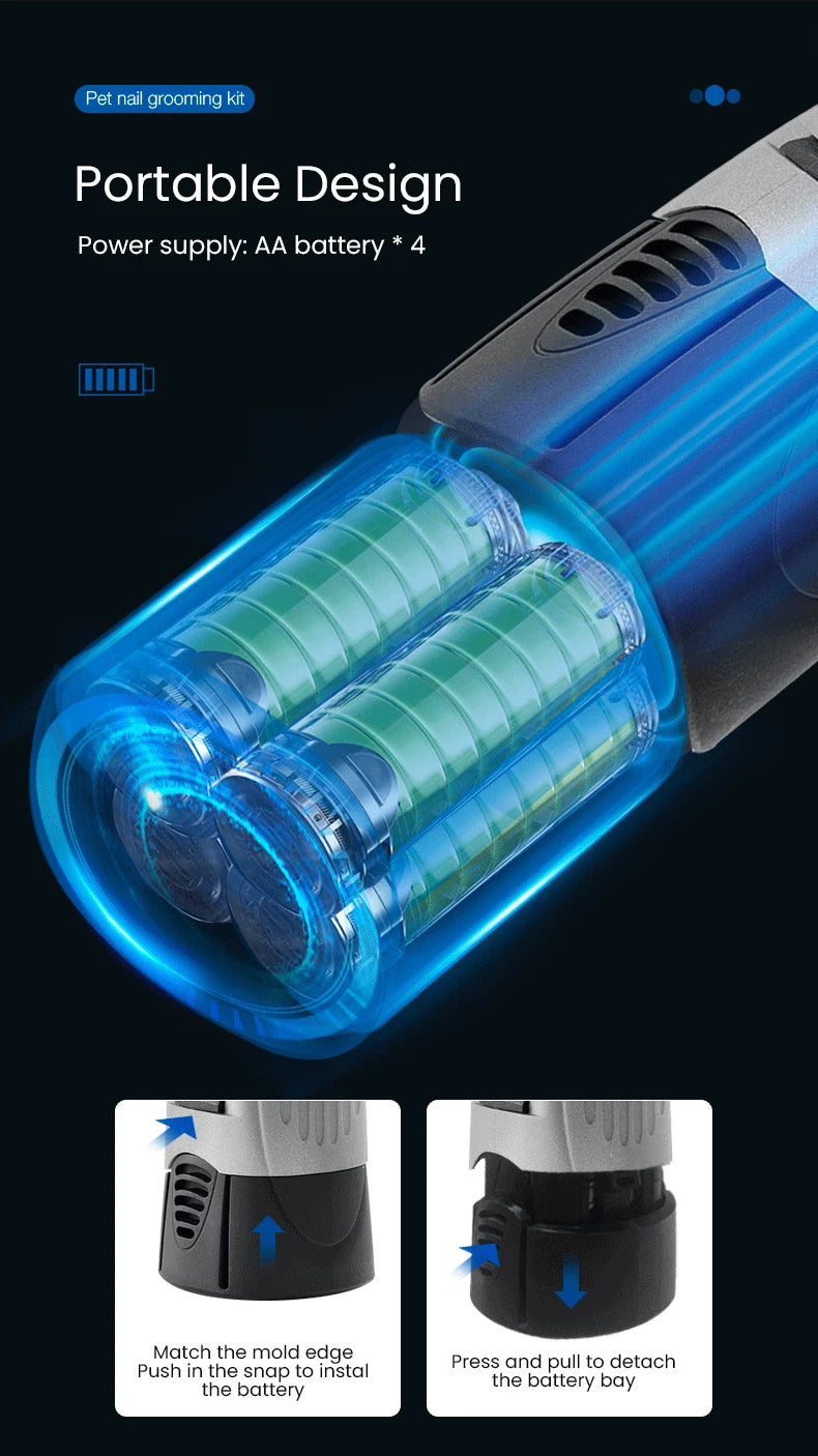 Dremel 7020 PGK Pet Nail Grinder Quiet Electric Dog Nail File Care Set Safety Dog Nail Clippers Trimmers Tools Battery Powered