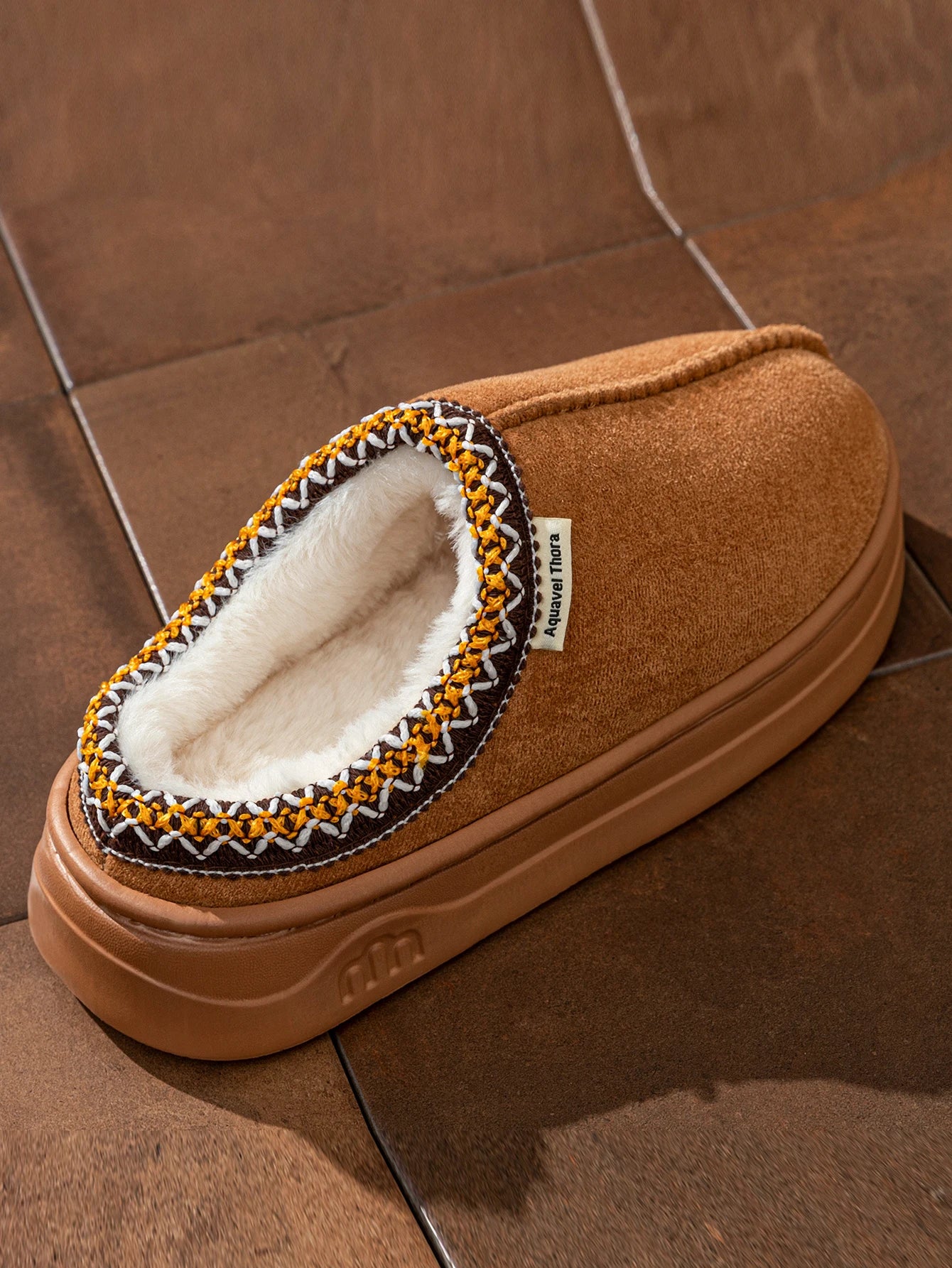 Winter Women's Slippers Boots Fashion Fuzzy Fur Anti-slip Soft Sole Outdoor Indoor Warm Comfort Men Plush Houseshoes Couple