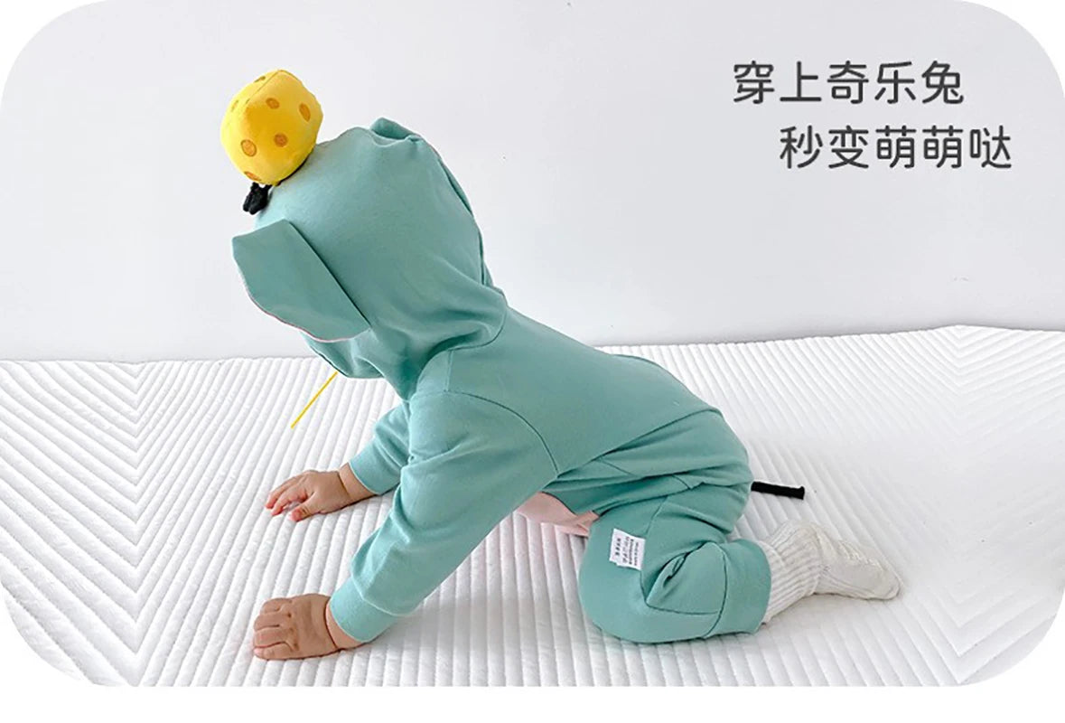 New Children's Little Mouse Costume Halloween Little Mouse Baby Costume Kindergarten Party Activity Fairy Tale Performance
