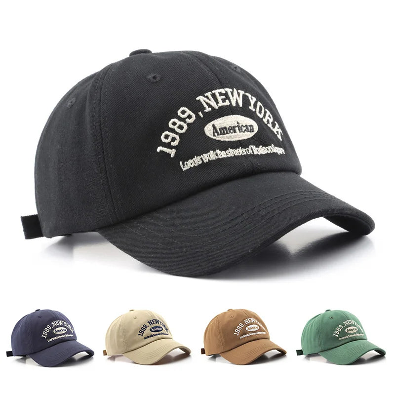 New Letters Embroidery Unisex Baseball Hats For Men Women Soft Cotton Snapback Cap Outdoor Sports Dad Trucker Hat Casquette