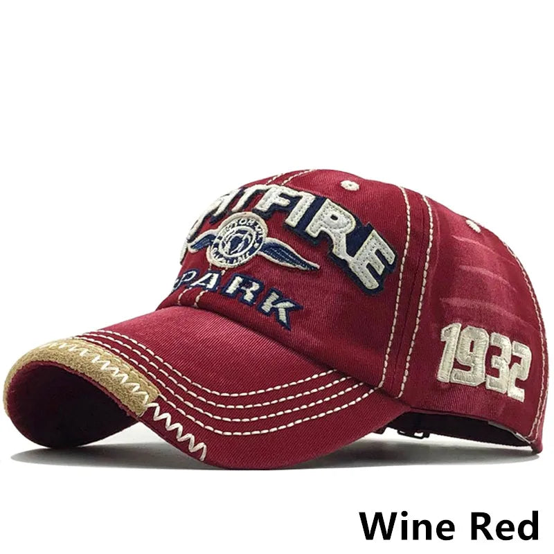 Men Women Cotton Embroidered Letter Printed Baseball Cap Cowboy Hip Hop Dance Club Snapback Hat Visors Summer Sports Sun Hats