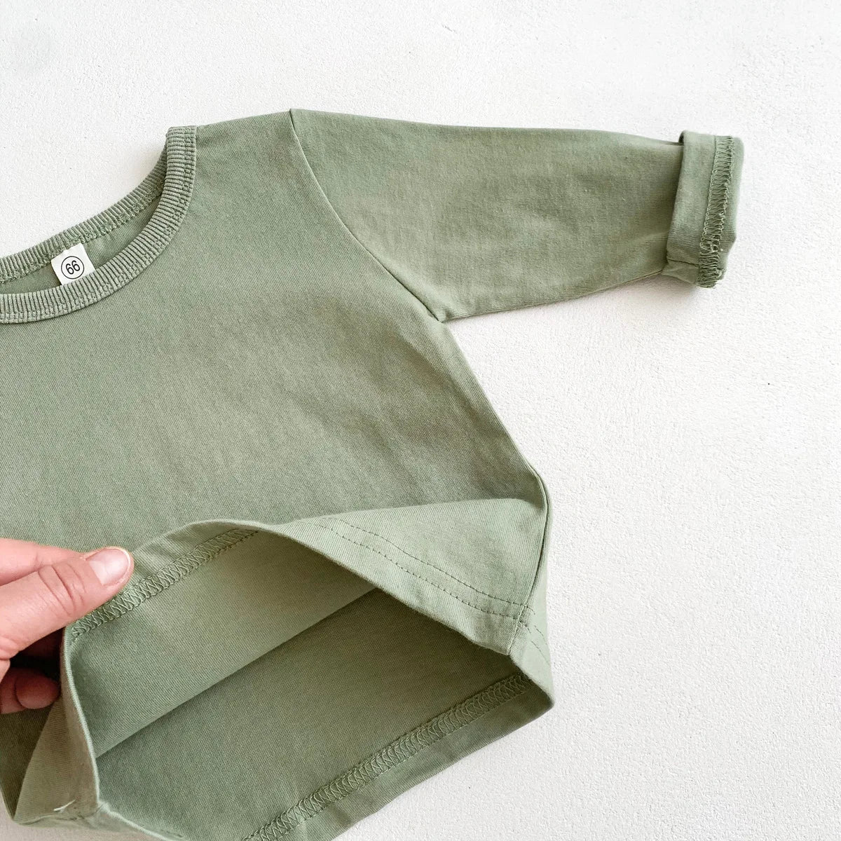 Infant Newborn Girls Boys Autumn Full Sleeve Striped Top Tees Kids Baby Casual Bottoming Shirts Toddler T-shirts Cotton Clothing