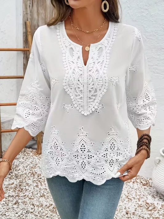 Temperament Loose Woman Shirt Fashion Casual Blouse Elegant long Sleeve Woman Shirt Holiday Weekend Top