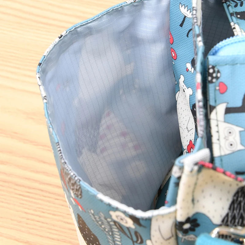 Ms. waterproof crossbody bag fashion large capacity hand carry lunch bag portable zipper bag out shopping shoulder bag