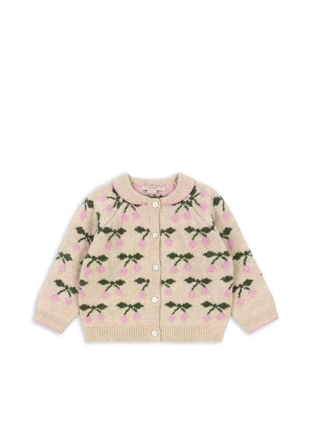 2025 KS New Winter Baby Girls Cherry Knitted Dress Cardigan Sweaters Kids Clothes Girls Knitwear Denim Dress Coats Jeans Suits