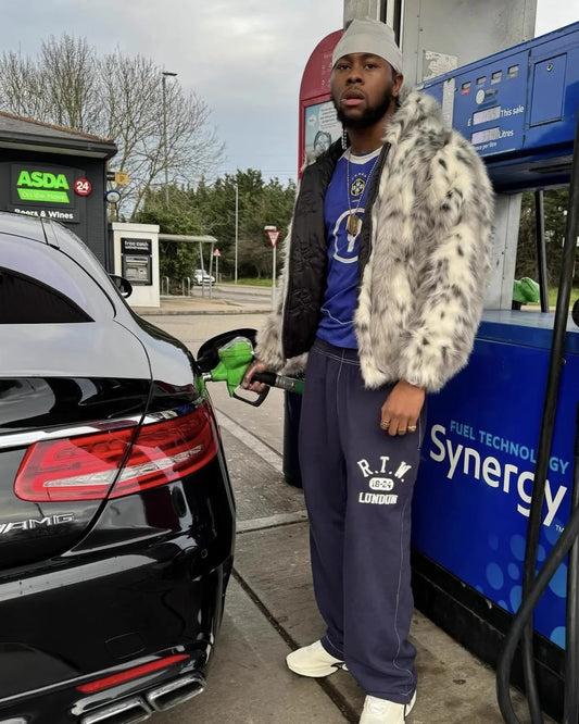 Mauroicardi Winter Cool Handsome Colorful Thick Warm Hairy Faux Fur Coat Men with Hood Luxury Designer Clothes Fluffy Jacket