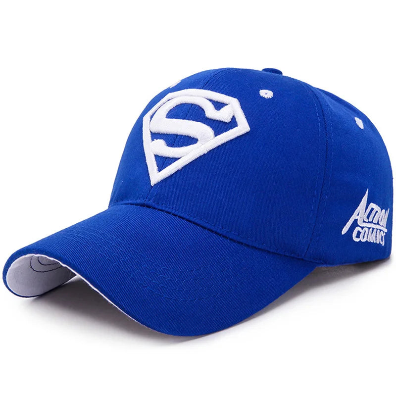 Street Superhero Embroidery Cap Cosplay Costume Adjustable Sun Hat Accessories Fashion Hip Hop Trucker Baseball Caps