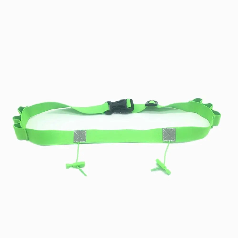 High-quality Polyester Running Number Belt Multicolour Unisex Marathon Race Belt Adjustable Gel Holder Waist Support