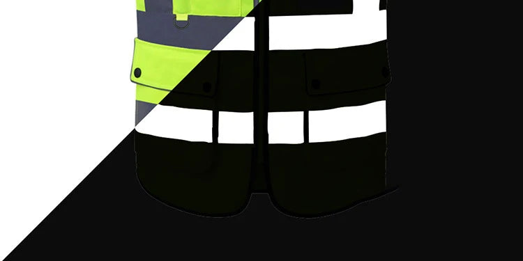 Size S-4XL Hi Vis Road Working Vest Outdoor Motorcycle Cycling  Waistcoat Clothing Workwear Jacket