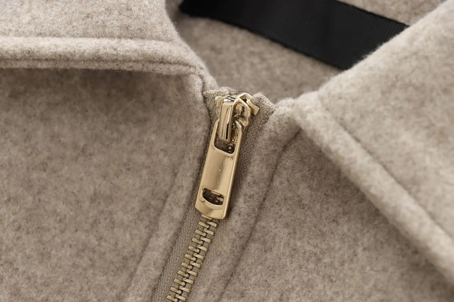 Women's Zipper Jacket Coat New Winter Long Sleeve Pocket Outerwear Coat Short Street Elegant Women's Jacket