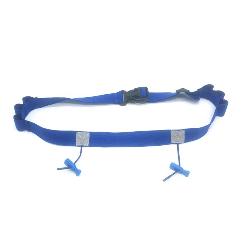 Running Belt for Race Number, Adjustable Number Belt with Gel Loop