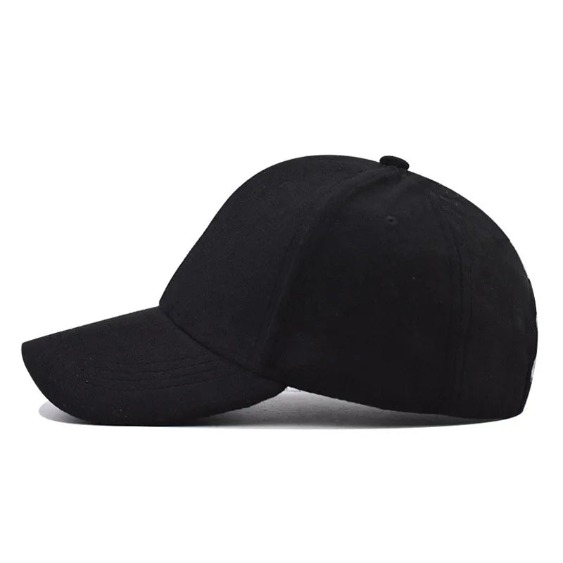 Casual Baseball Caps For Women Men Fashion Suede Hat Autumn Winter Outdoor Sun Caps Snapback Hats Unisex Solid Color Hip Hop Hat