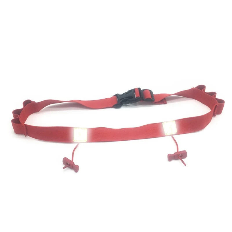 Running Belt for Race Number, Adjustable Number Belt with Gel Loop