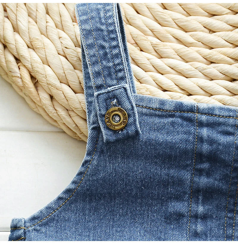IENENS Boy Girl Overalls Toddler Clothes Child Jumpsuit Infant Denim Dungarees 1 2 3 4 Years Spring Autumn Baby Soft Jeans