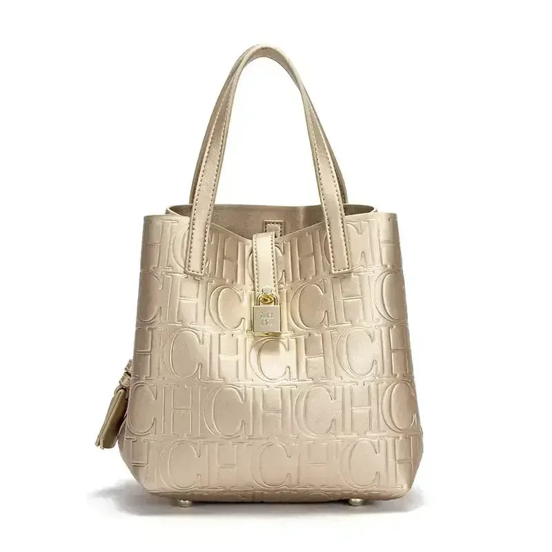 CH Ladies Handbag Bucket Bag Large Capacity Letter Element Ladies Handbag Classic Fashion Bags Luxury Brand Temperament