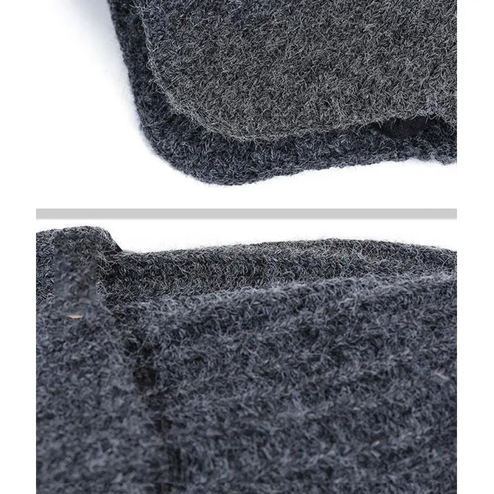 Male Winter Warm Hat Thickened Knitted Woolen Capprotect Ears For Middle-aged And Elderly People Father And Grandfather