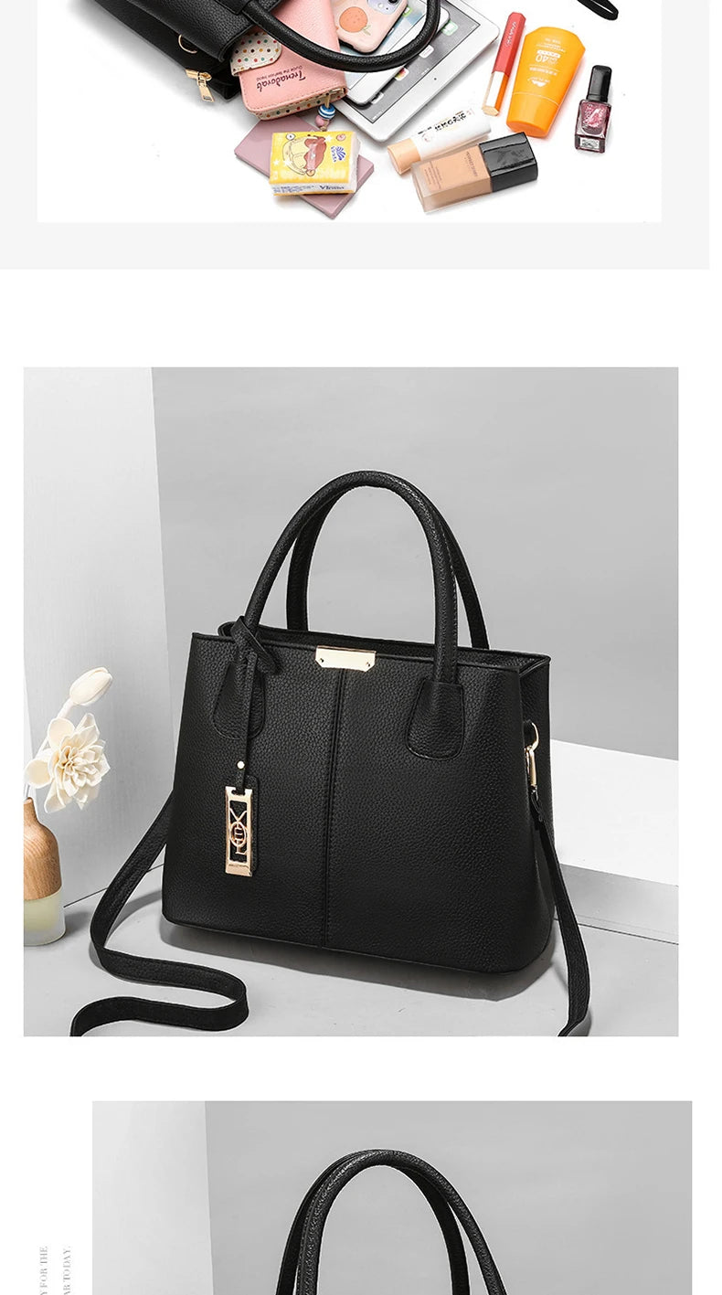 Famous Designer Brand Bags Women Leather Handbag New Luxury Ladies Purse