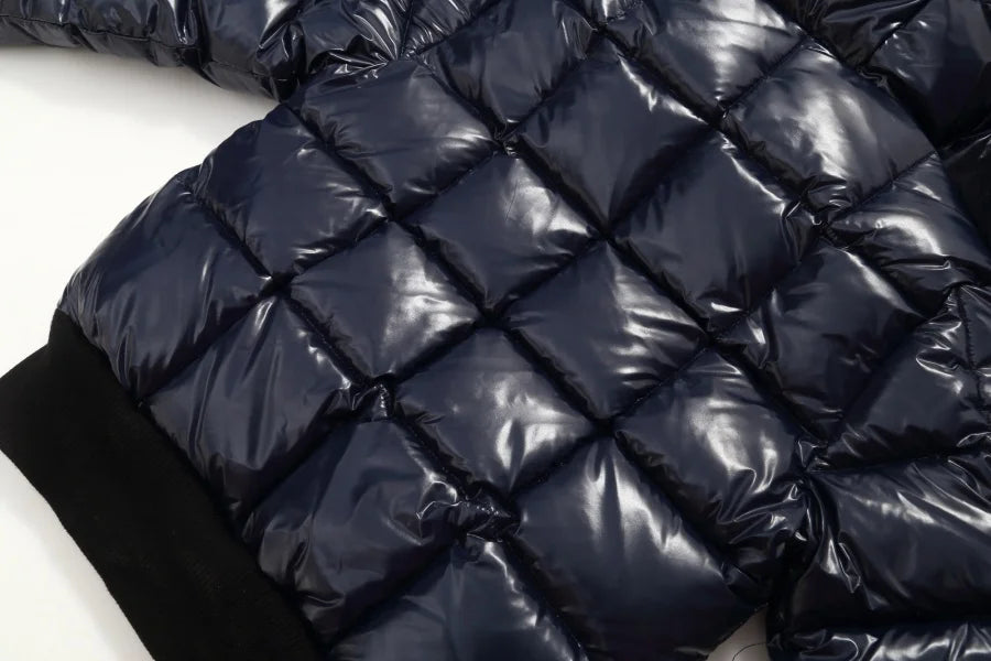 AP 2025 winter children coats waterproof shine fabric and filling  white duck down girls boys outerwear