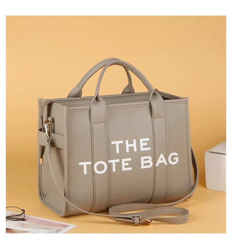 Tote Bag For Women PU Leather Handbag Personality Large Capacity Underarm Shoulder Bags Designer Bag Fashion Crossbody Bag 2024