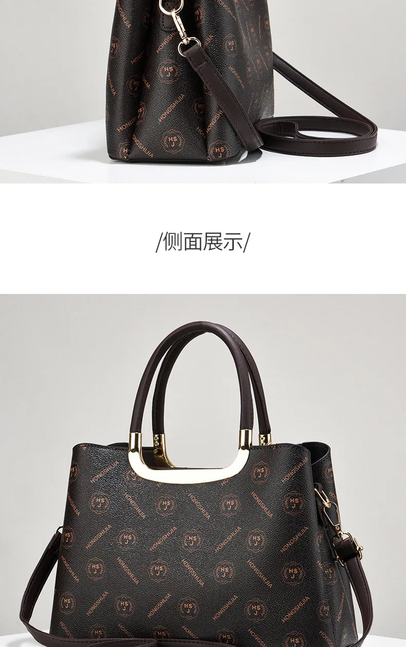 2024 New Women Luxury Handbag Purses Designer Leather Female Shoulder Crossbody Messenger Bags for Female Elegant Tote Sac