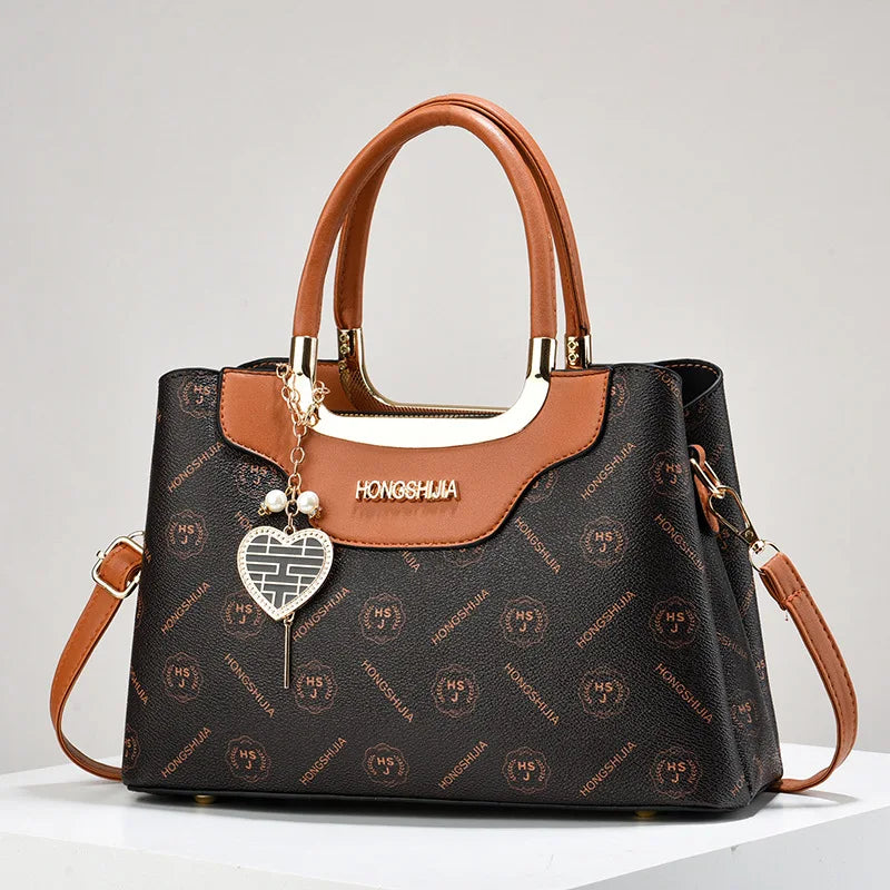 2024 New Women Luxury Handbag Purses Designer Leather Female Shoulder Crossbody Messenger Bags for Female Elegant Tote Sac