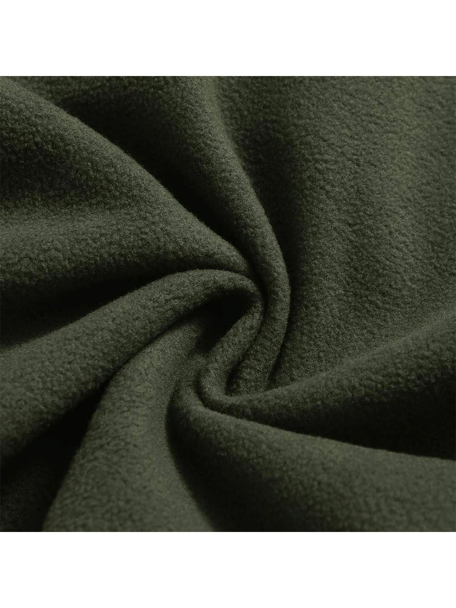 MAGCOMSEN Fleece Pants Men's Snow Ski Pants Windproof Shell Hiking Pants with 4 Zipper Pockets Winter Waterproof Trousers