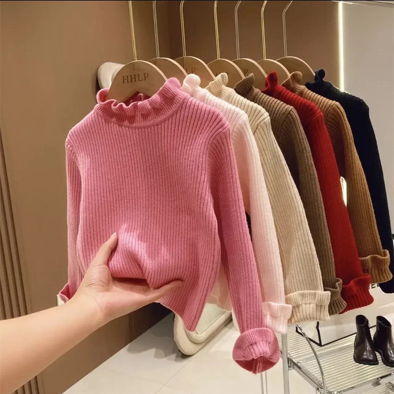 Autum Winter Baby Boy Girl Clothes Round Neck Kid Toddler Girl Boy Pullover Baby Outerwear Children Baby Loose Sweater Knitted