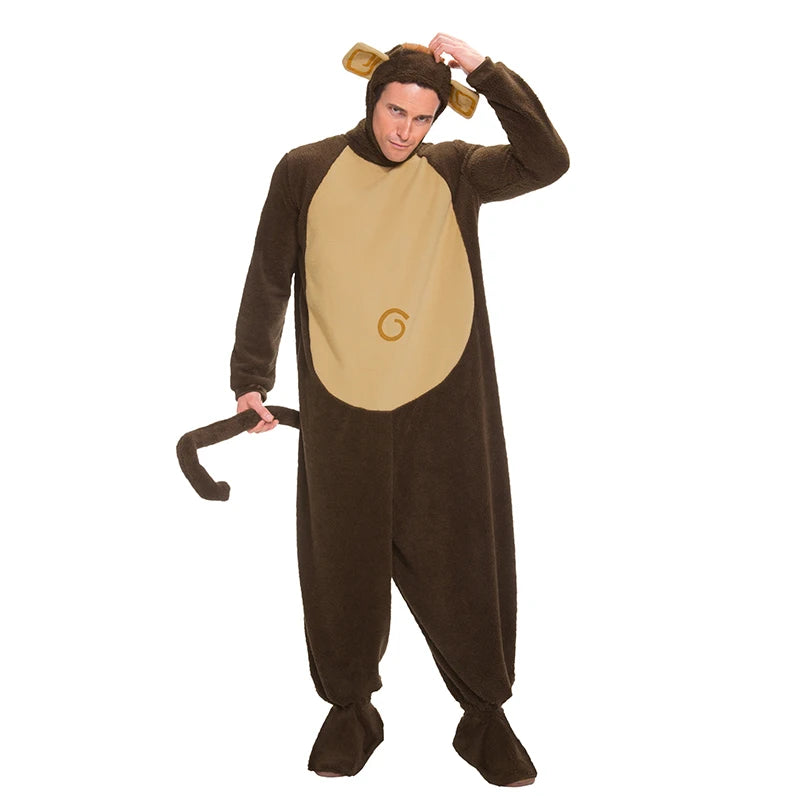 Adult Animal Cosplay 2022 Family Monkey Costume Baby Toddler Monkey Halloween Costume