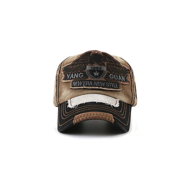 NEW ERA NEW STYLE Eagle Embroidered Large Head Baseball Cap With 3 Sizes To Choose From, Suitable For Families With Children