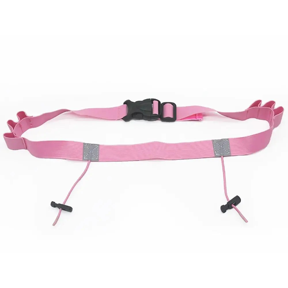 High-quality Polyester Running Number Belt Multicolour Unisex Marathon Race Belt Adjustable Gel Holder Waist Support