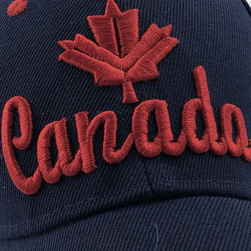 New Colors Contrast Canada Embroidered Baseball Cap For Men Women High Quality Snapback Hat Dad Hats Fishing Cap Bone Gorra