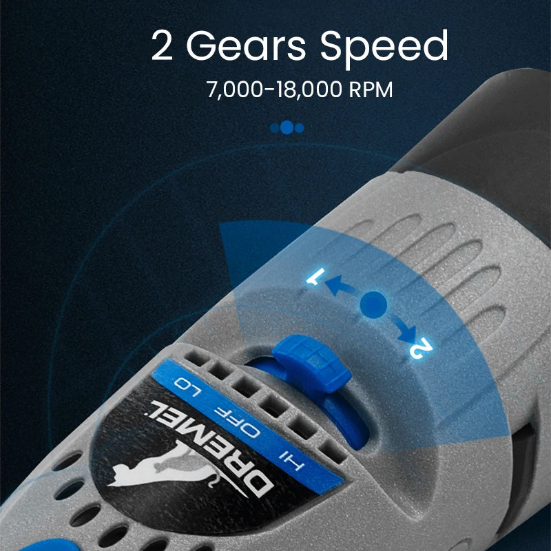 Dremel 7020 PGK Pet Nail Grinder Quiet Electric Dog Nail File Care Set Safety Dog Nail Clippers Trimmers Tools Battery Powered